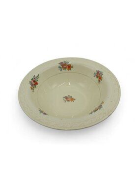 Vintage J&G Meakin Sunshine Floral Ceramic Bowl England 6"
